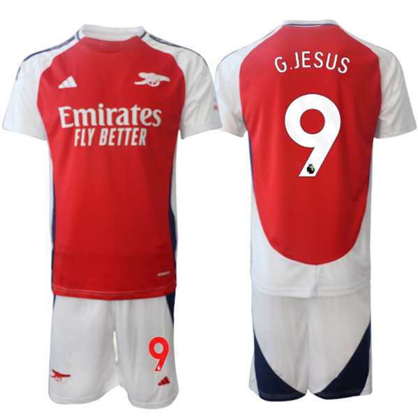 Men's Arsenal F.C #9 Gabriel Jesus 2024 Red Home Soccer Jersey Suit,We sell and wholesale Men's Arsenal F.C #9 Gabriel Jesus 2024 Red Home Soccer Jersey Suit on line form chian!